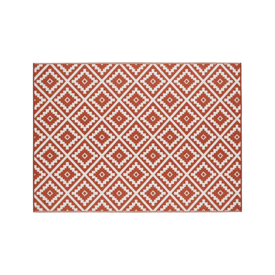 Teppich Kachel Terracotta Outdoor